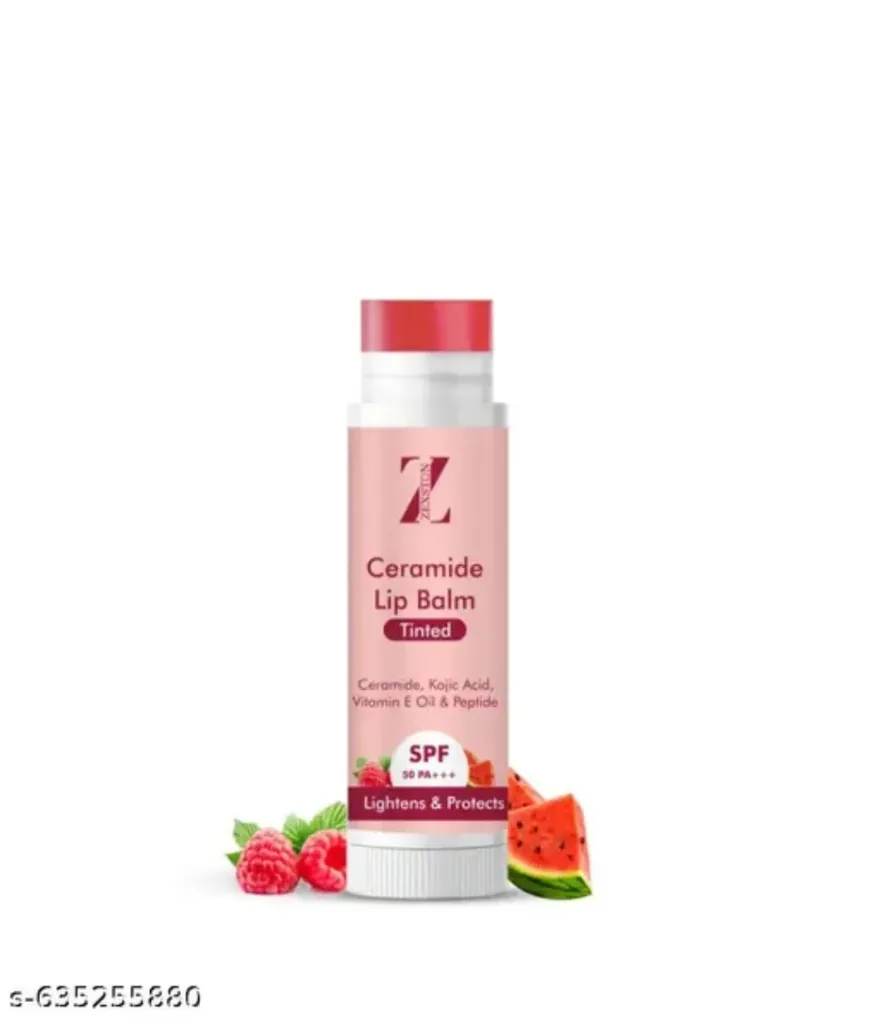 Tinted Ceramide Lip Balm Kojic & Niacinamide | Lip lightning & Protection Non-Sticky & Long Lasting 5gm (pack of 1)