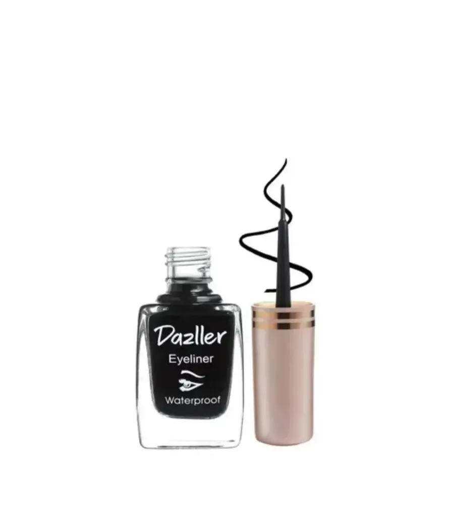Dazller Liquid Eyeliner | Waterproof | Precise Application | Smudge-Proof | Vibration Matte | long Stay | Quick Dry | Black | 9.5ml