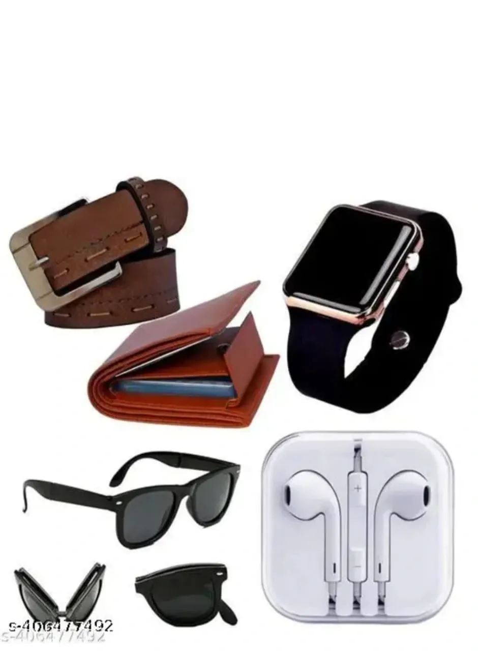 Offer For Men wallet with bels earphone Sunglasses or digital led watch free