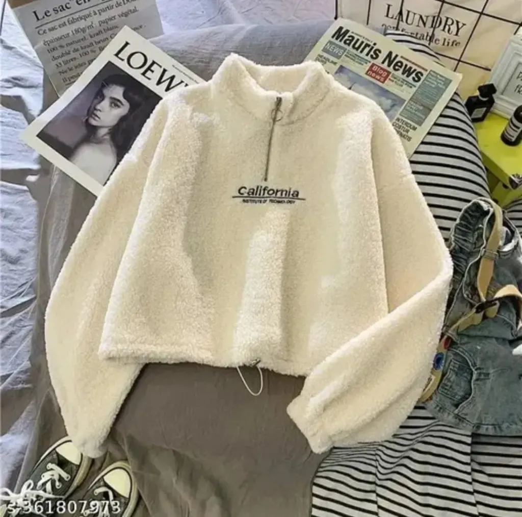 Stylish California Fuzzy woolen Top (S)