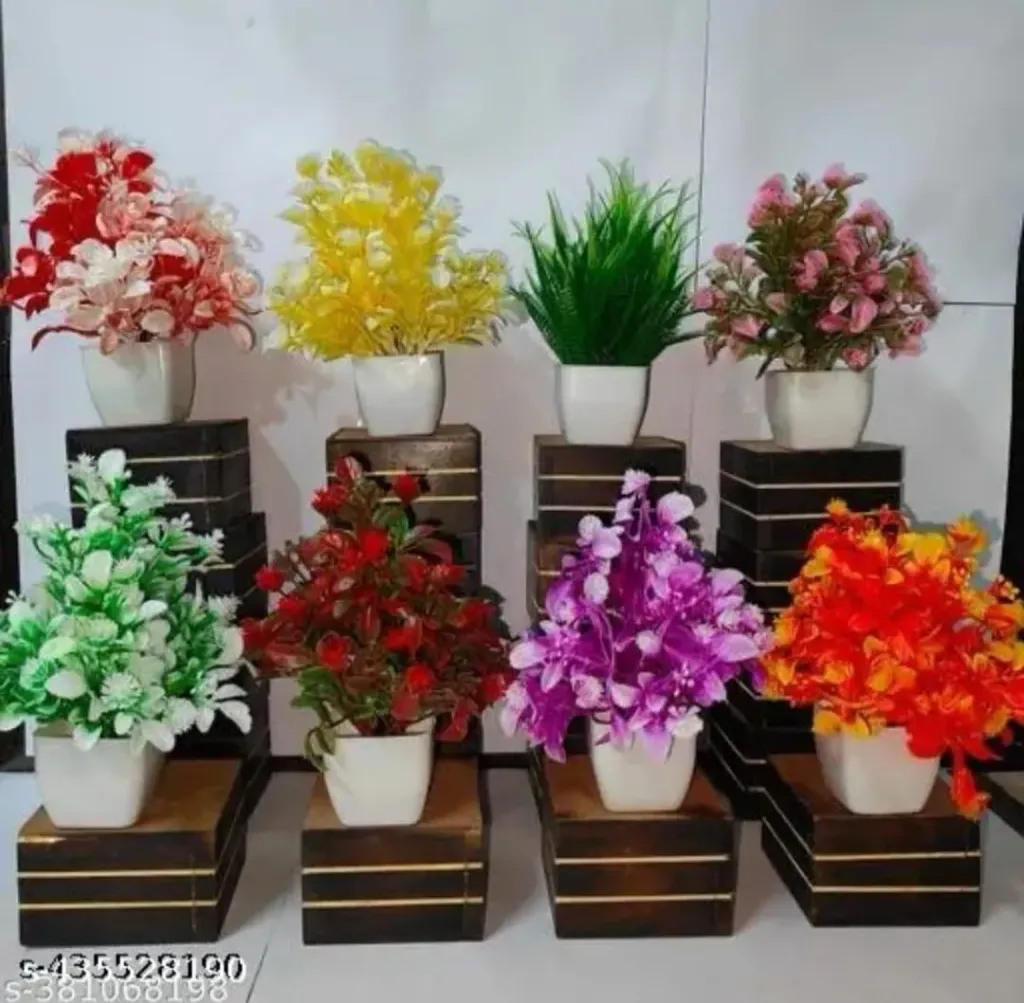 Set Of 8 great and attractive look artificial plant for home and office decoration